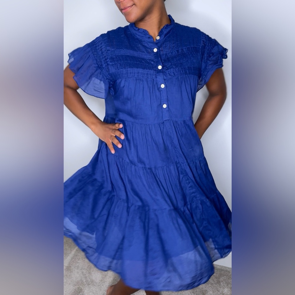 Isabel Marant Navy Blue Dress